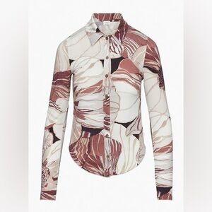 Aritzia! ❤️ Wilfred Pose Hip Longsleeve FROZEN GREY, vibrant unique accents